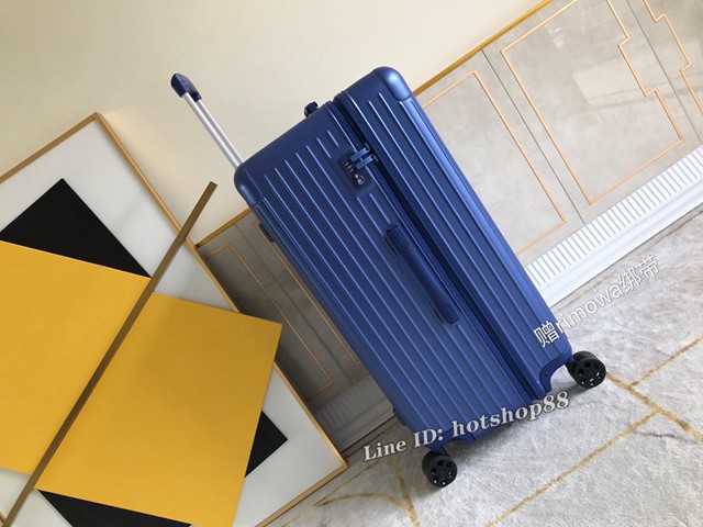 RIMOWA行李箱方胖子四輪拉杆箱 全新色彩系列 型號90043 日默瓦PC拉鏈箱 gdx1201